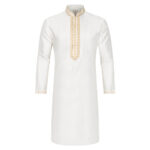 Men's Regular Fit Panjabi with Pajama(Indian) - Image 2
