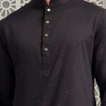 Men’s Slim Fit Panjabi - Image 2