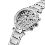 Guess Solstice Silver-tone Clear Dial Ladies Watch - Image 3