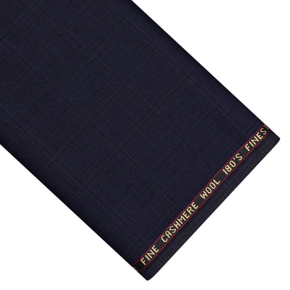 01_A770205_4.5K SUPER FINE CASHMERE WOOL 180'S FINEST Check suiting fabrics - Image 1